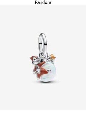 Authentic Disney Chip & Dale Bauble Dangle Pandora Charm